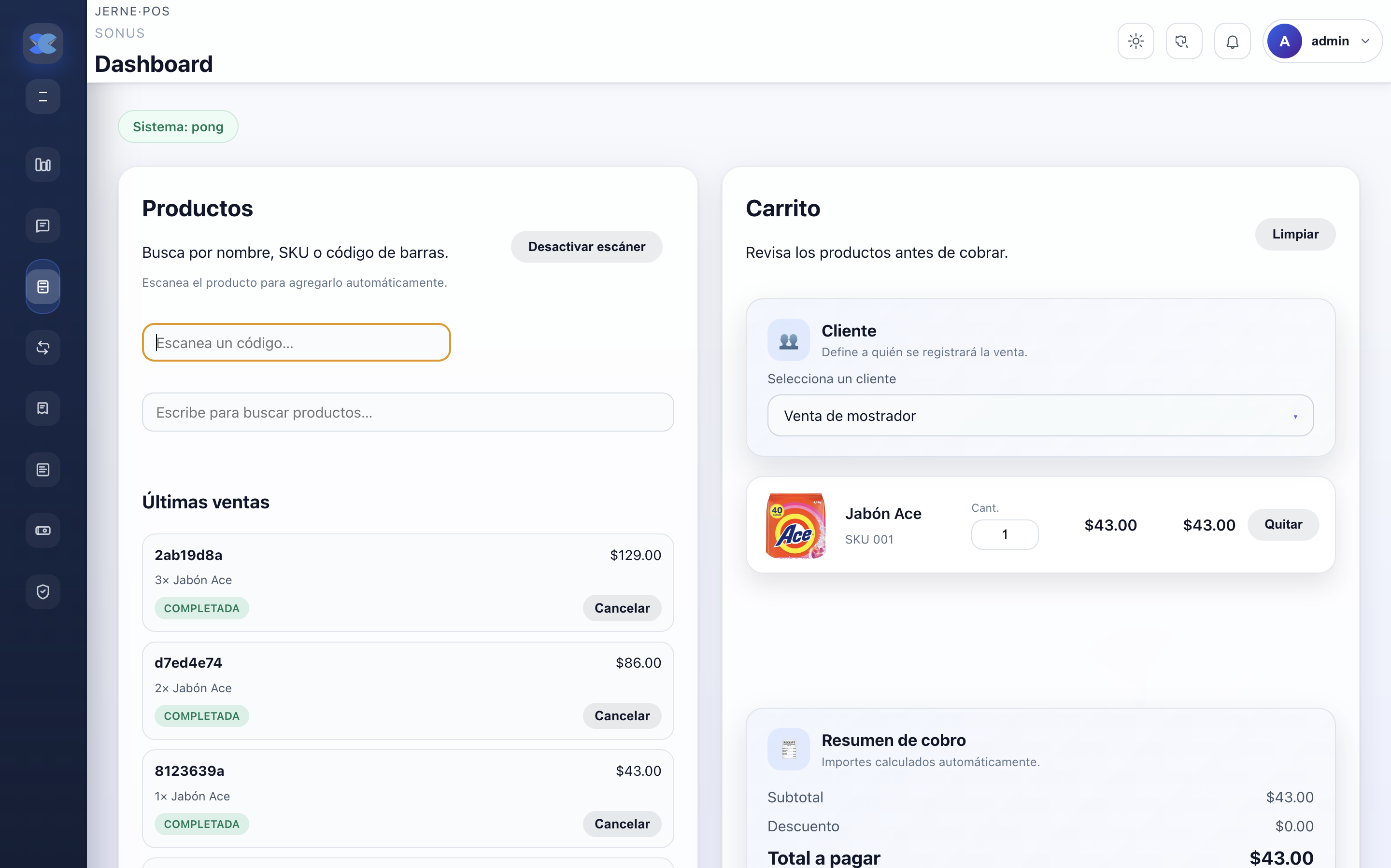 Configuración del Sistema